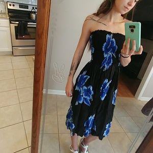 Hawaiian swim suit cover dress